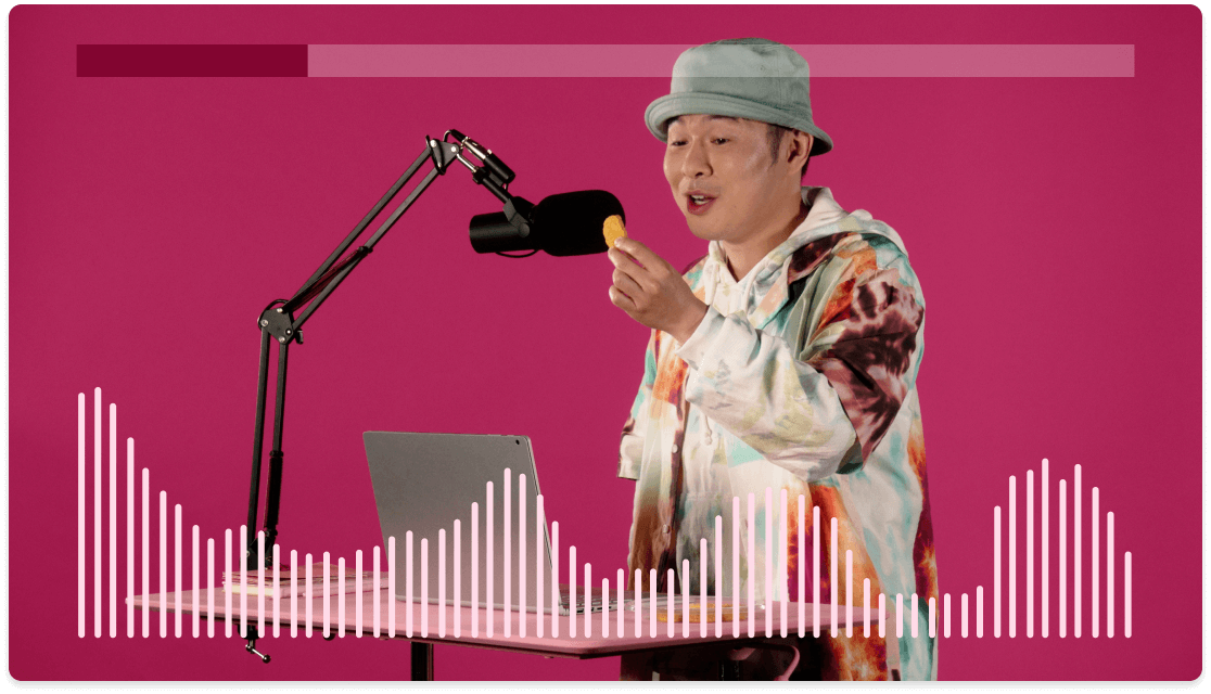 Audio waveform generator tool Descript