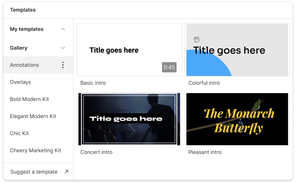 Credits Maker Easy Opening/Closing Video Credits Descript