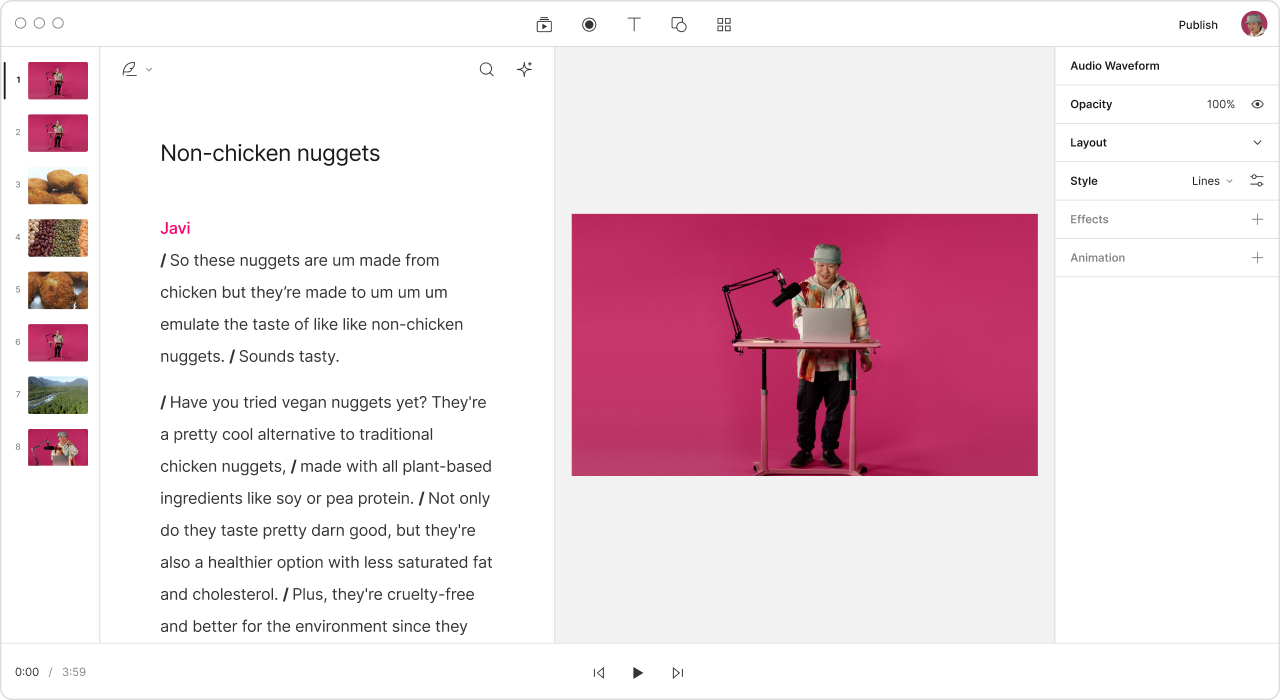 online slideshow maker with transitions