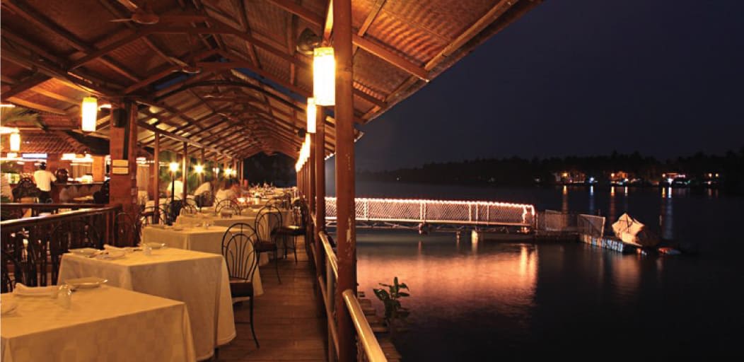 candle light dinner in Goa - fisherman's wharf