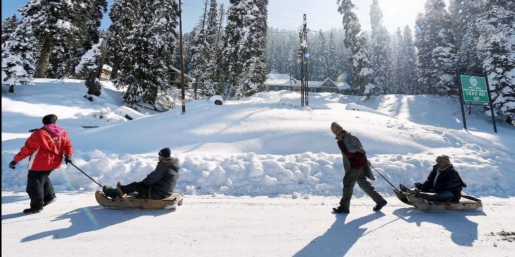Places to visit in January in India - Kashmir