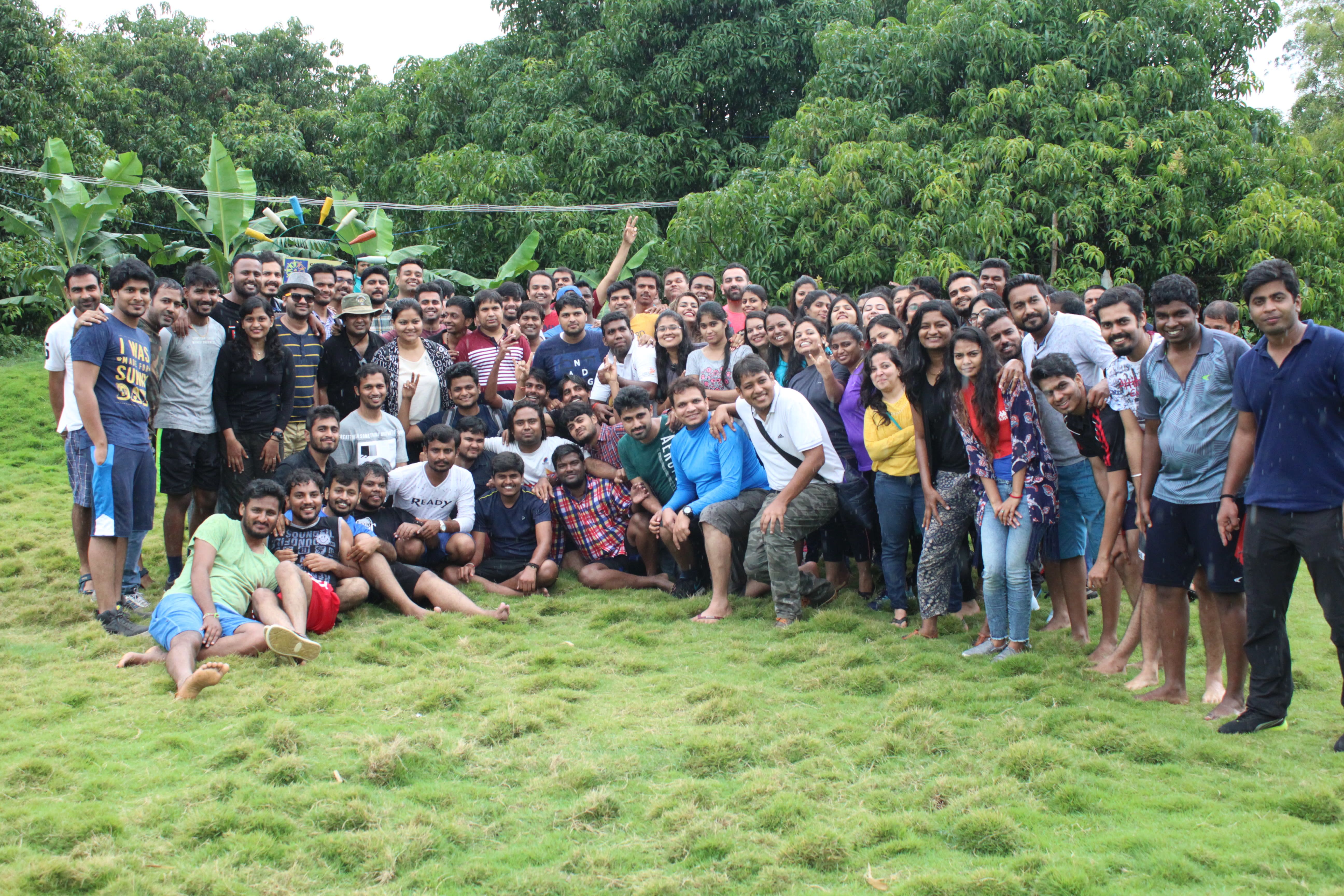 Office team outing