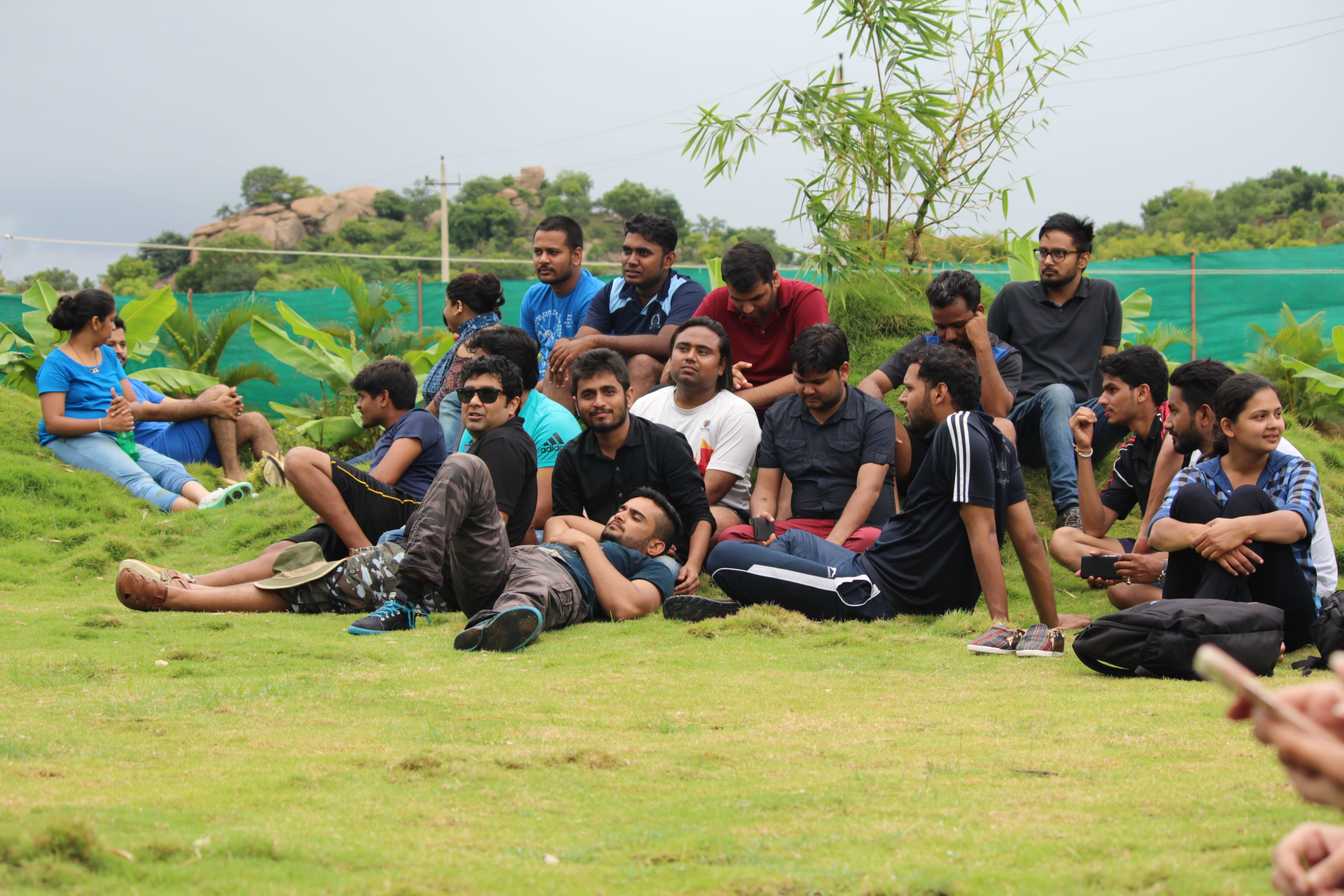 Office team outing