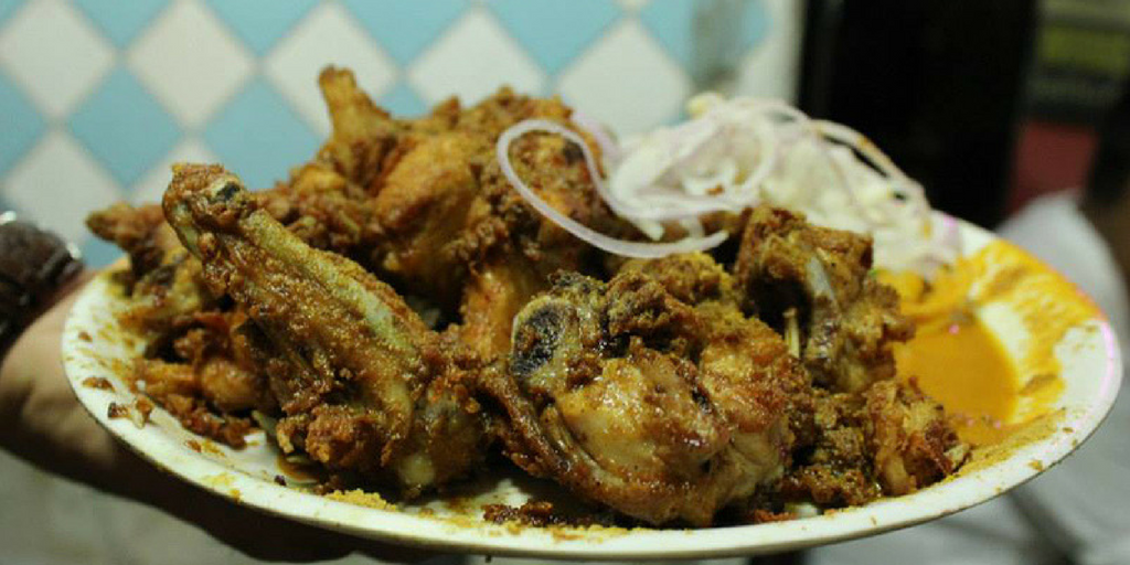 Haji Mohd street food in Delhi. Hussain