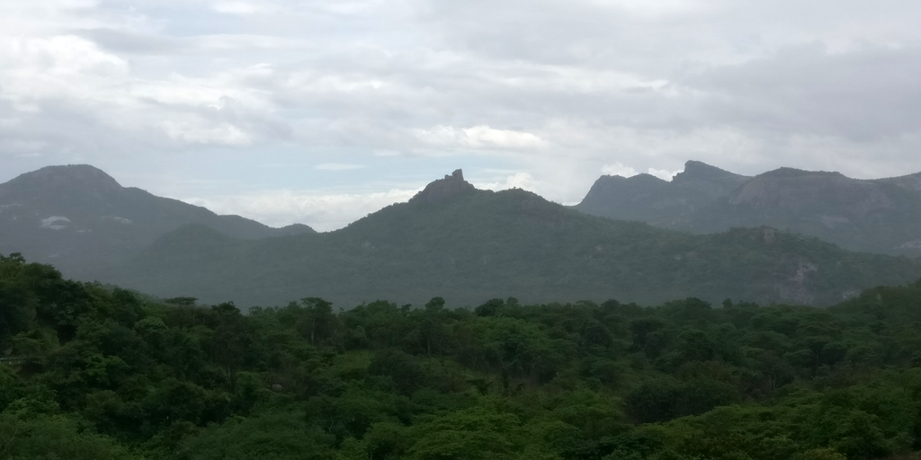 View on the way to Trek Shivagange Hill