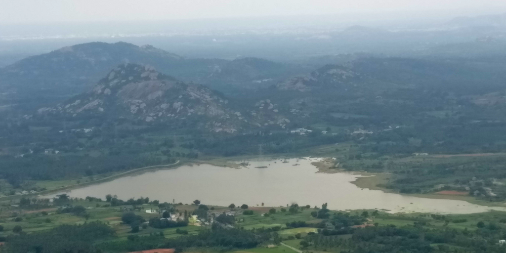 Lake near Shivaganga Temple