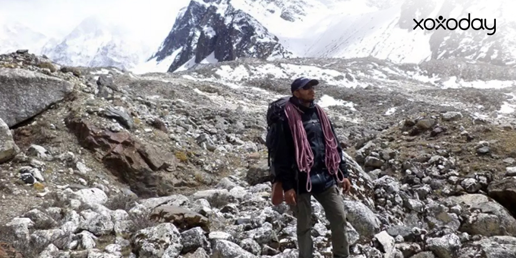 Himalayan trekking Bagini Glacier