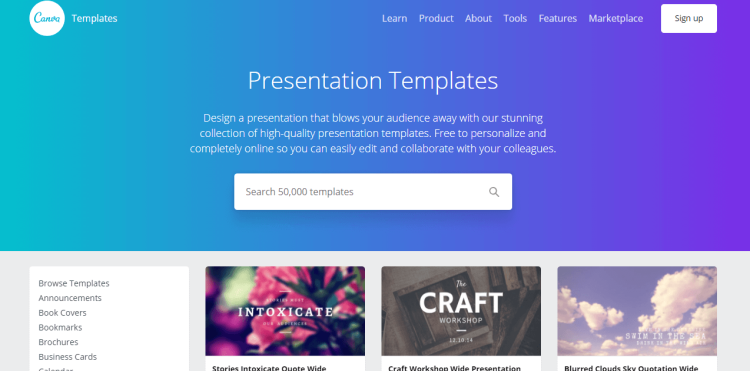 Canva Tool For Presentation