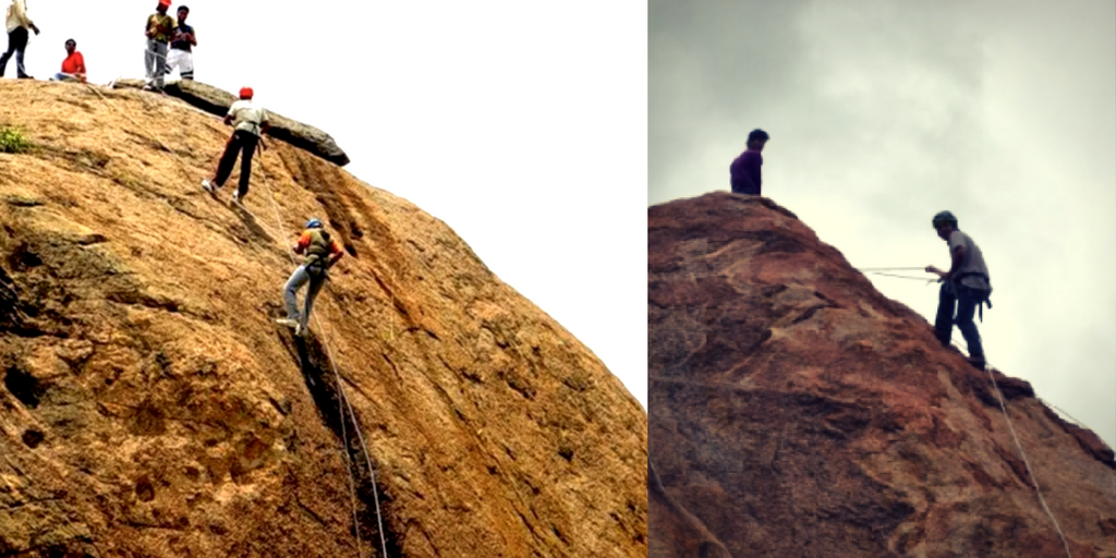 adventure sports in Bangalore rock climbing