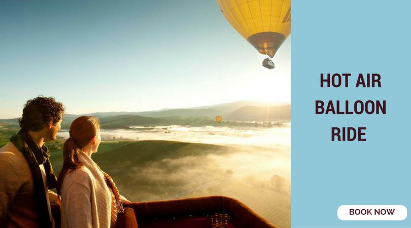 romantic things to do in Bangalore hot air balloon ride