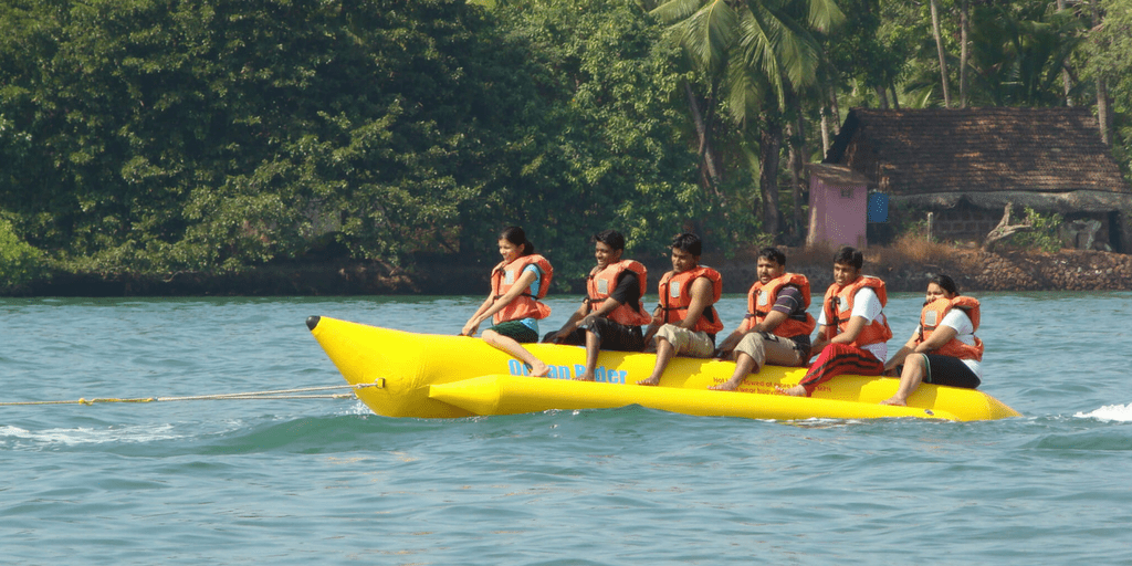 9 Best Water sports in Goa That You Must Give A Try-Banana Boat ride