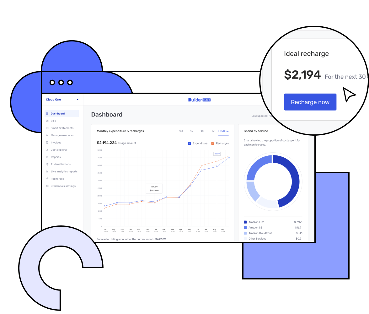 Builder Studio dashboard with available development platforms