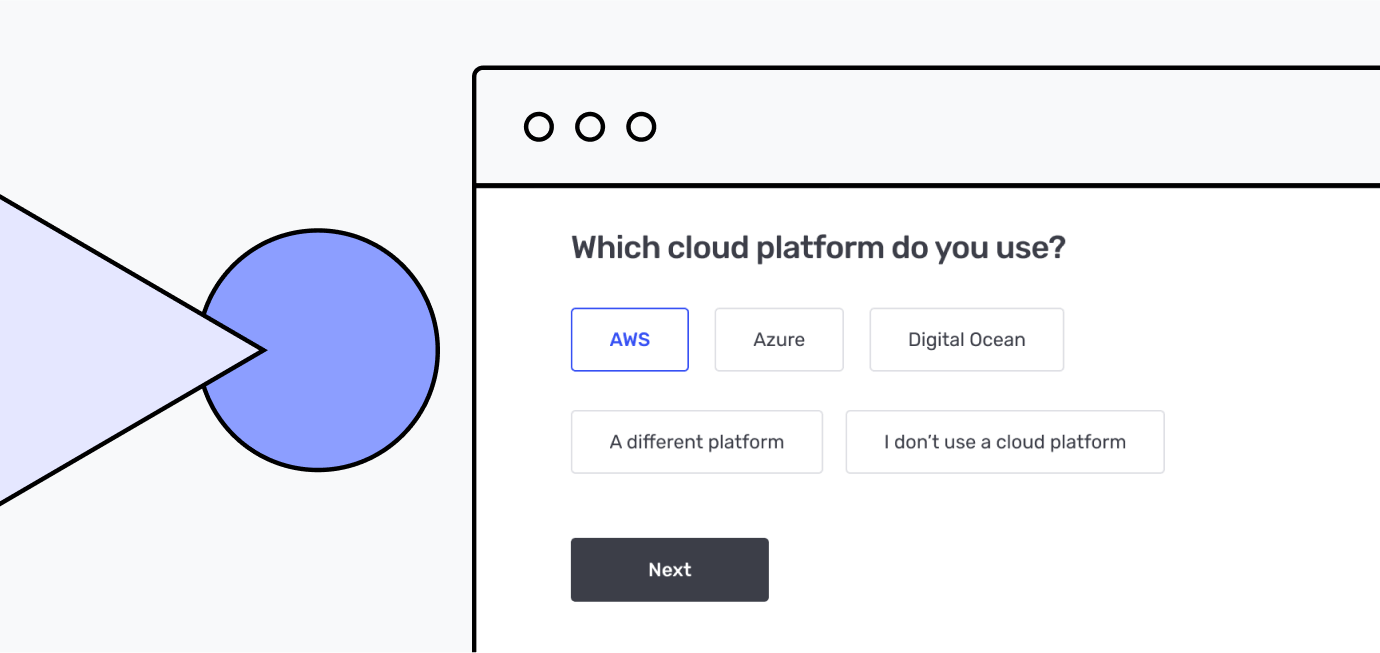 Builder cloud welcome screen