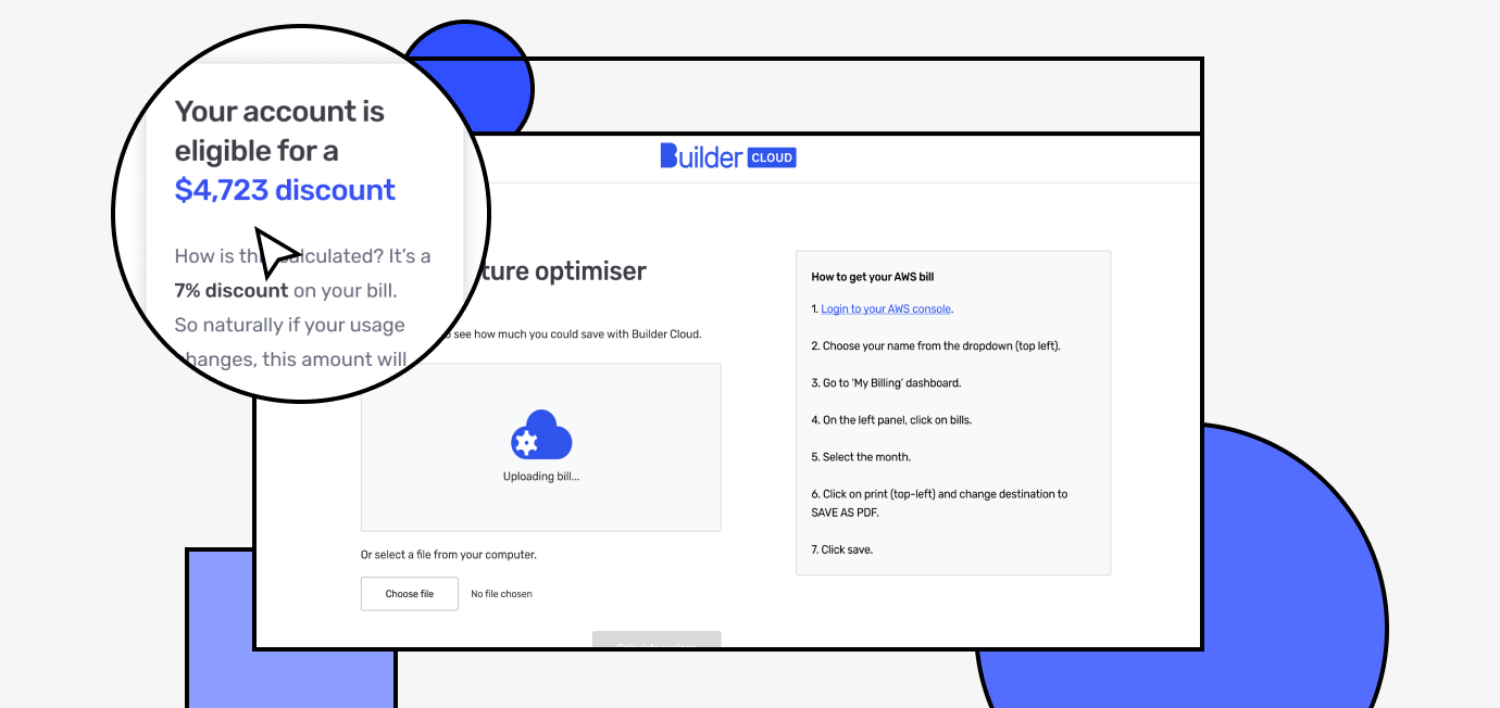 Builder Cloud infrastructure optimiser