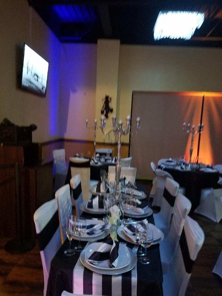 image of an event set-up Inside Kingsway Cafe