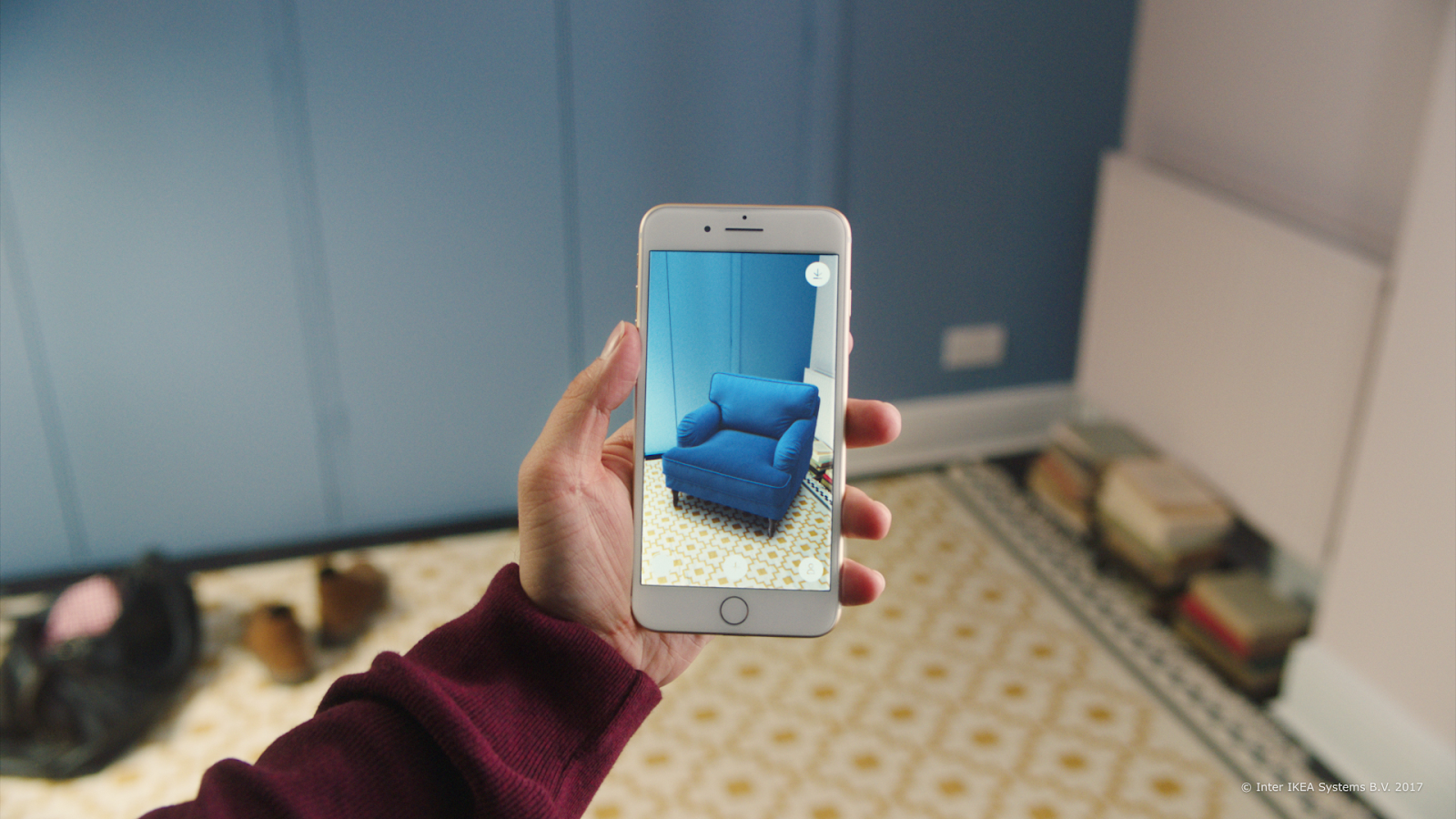 Ikea image tracking for an armchair for Augmented Reality experience