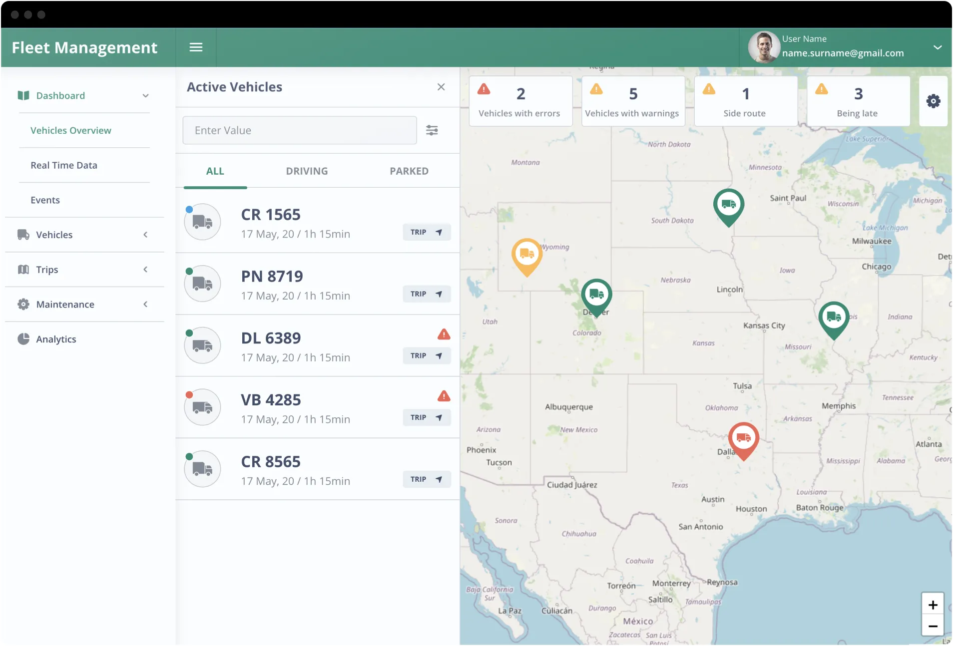 Free Front end Dashboard For Fleet Management Solutions Free Front end Dashboard For Fleet Management Solutions