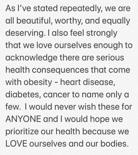 Jillian Michaels Response