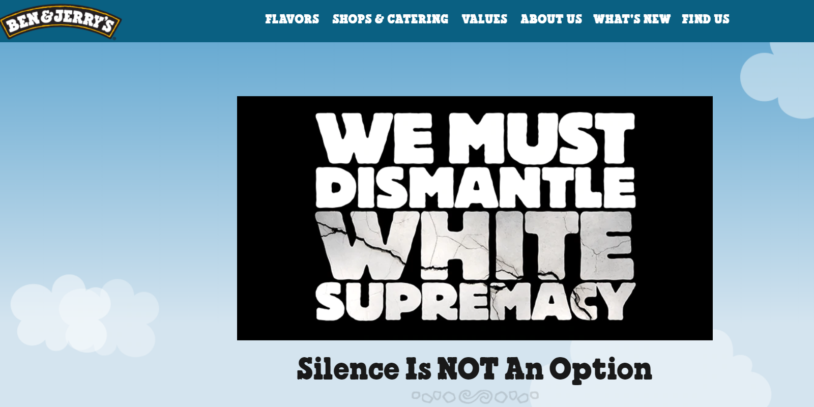Ben & Jerry's BLM campaign