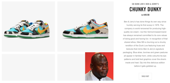 Nike and Ben & Jerry's marketing collaboration