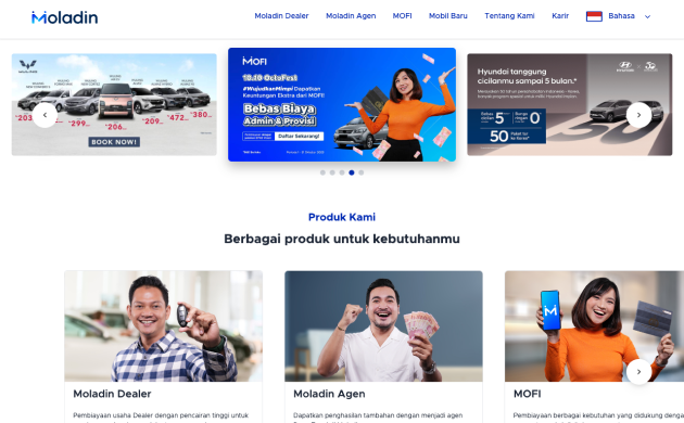Moladin Softwareseni - Solusi Sistem Digital untuk Perusahaan Otomotif Indonesia