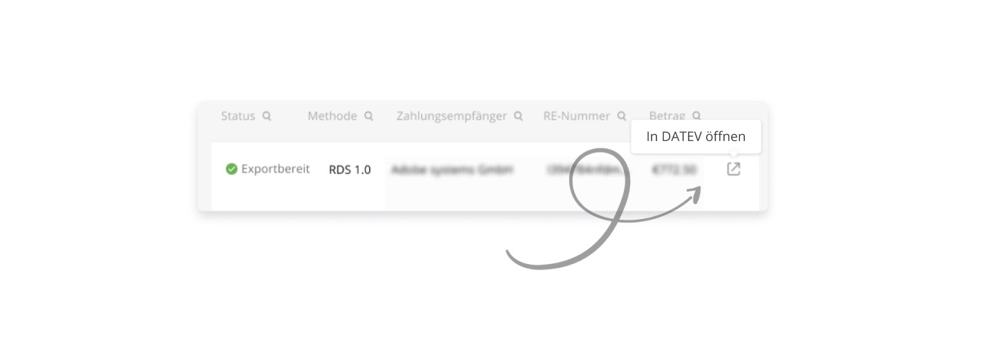 Dokument per Klick in DATEV öffnen