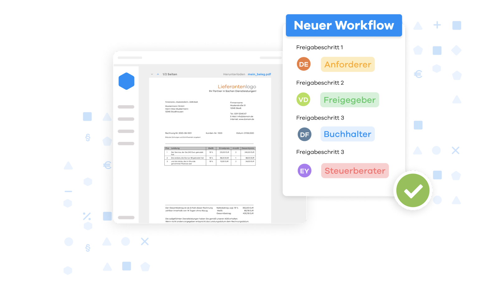 Mehrstufige Freigabe-Workflows in CANDIS