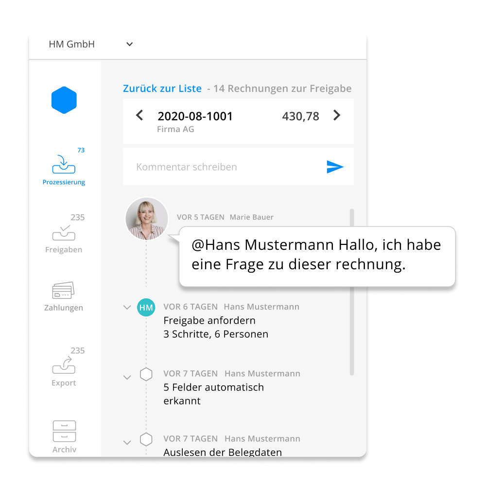 Rückfragen schnell und effizient klären