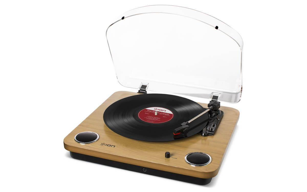 A record player.