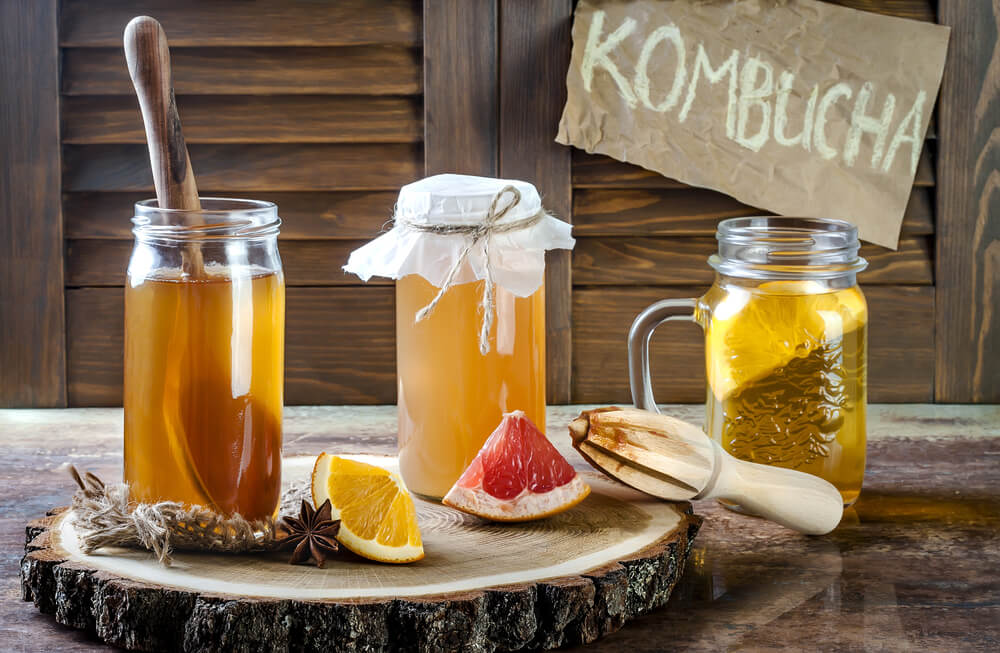 More homemade Kombucha.