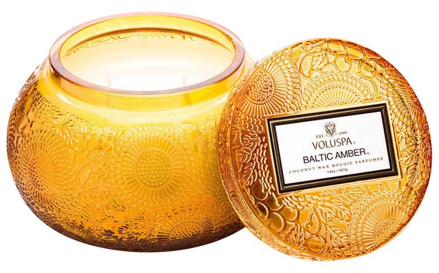 A Baltic Amber candle.