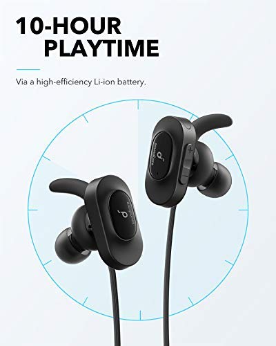 The Soundcore Sport headphones, featuring 10-our playtime.