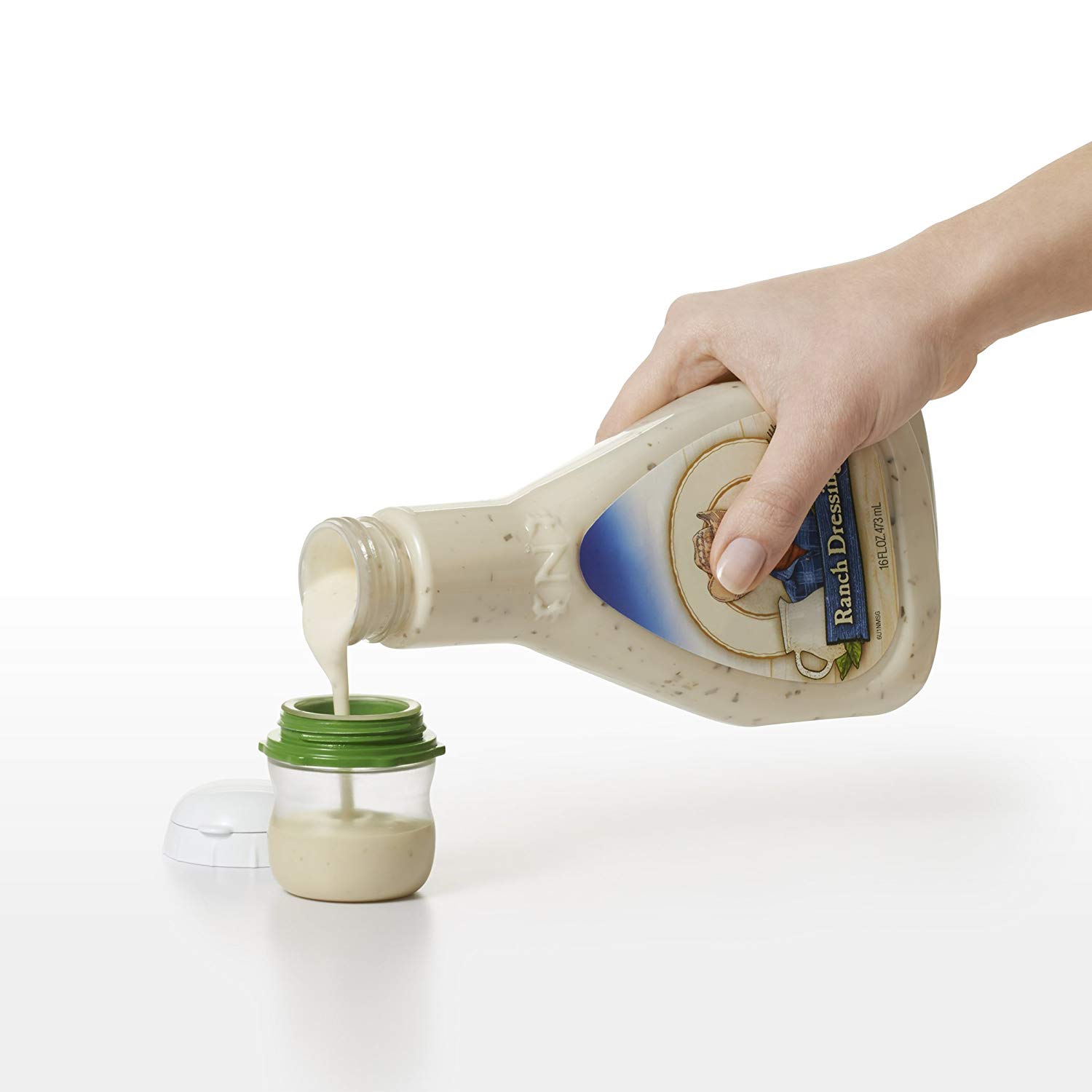 A small container designed to carry liquids.