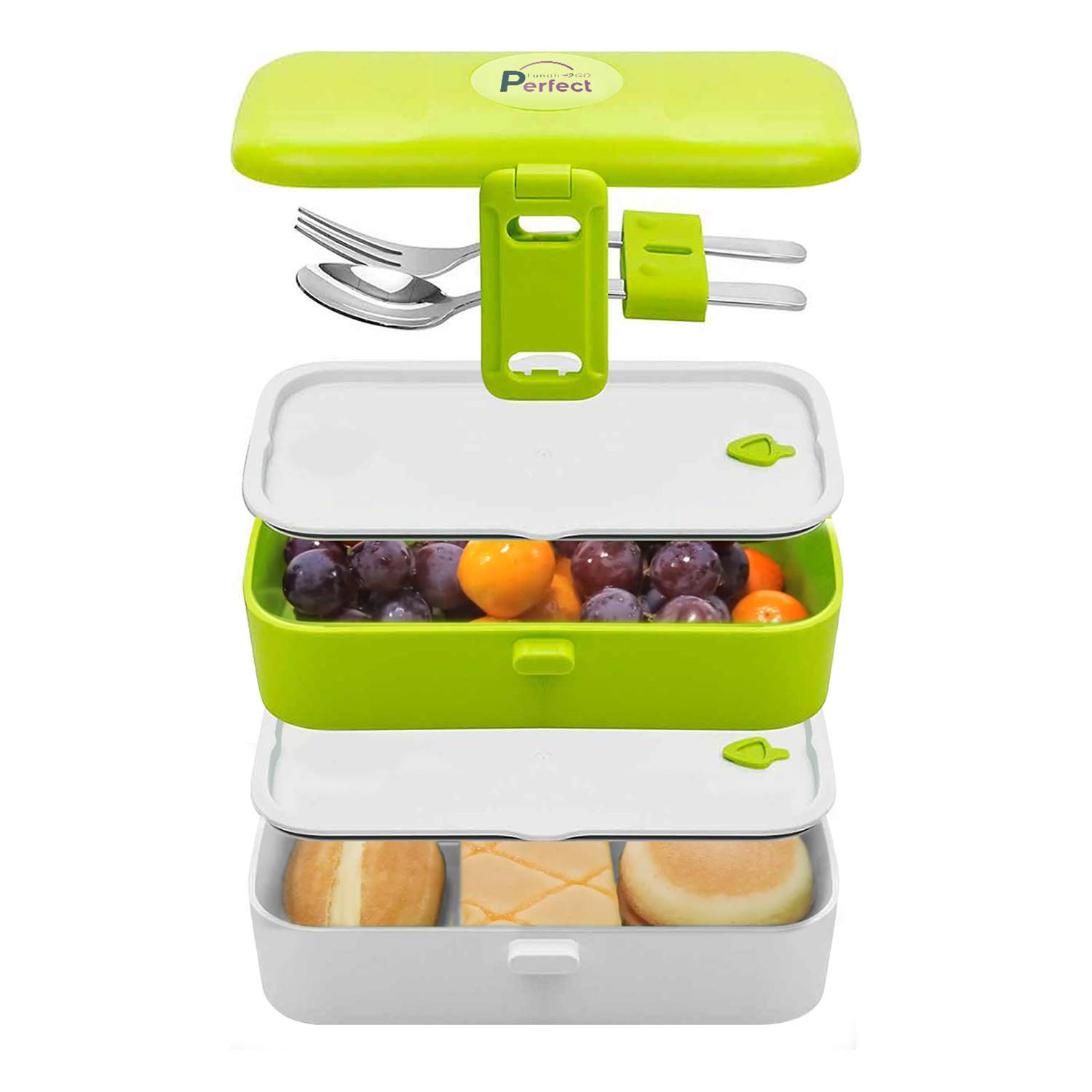 An easy to clean meal containter with multiple layers.