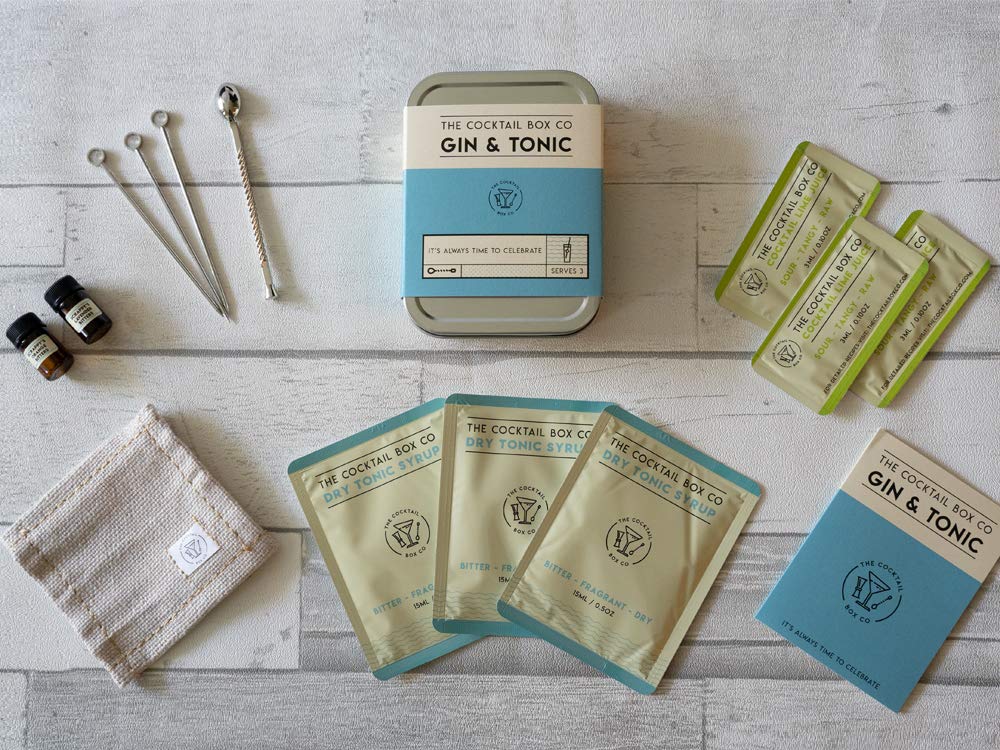 A Gin and Tonic cocktail kit.