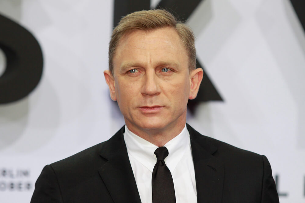 Daniel Craig at the premier of James Bond: No Time To Die