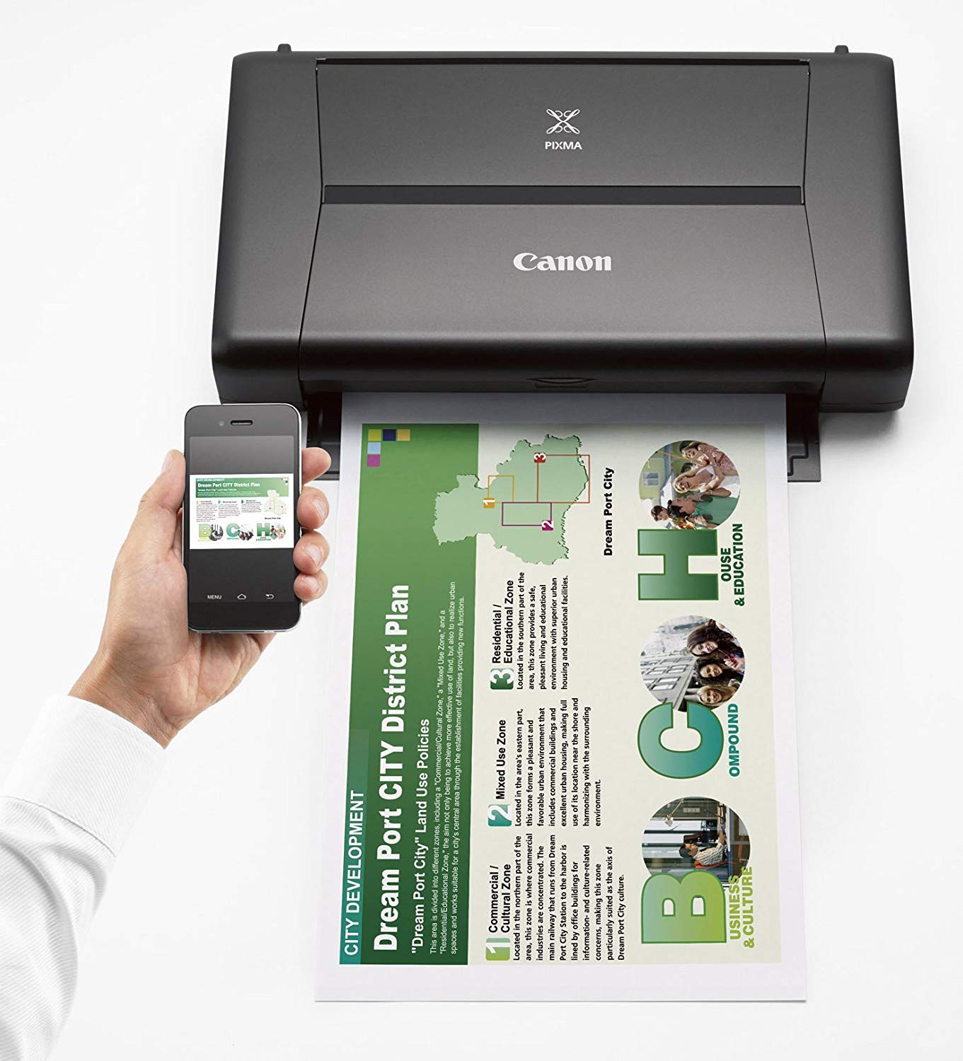 A wireless printer from Canon.