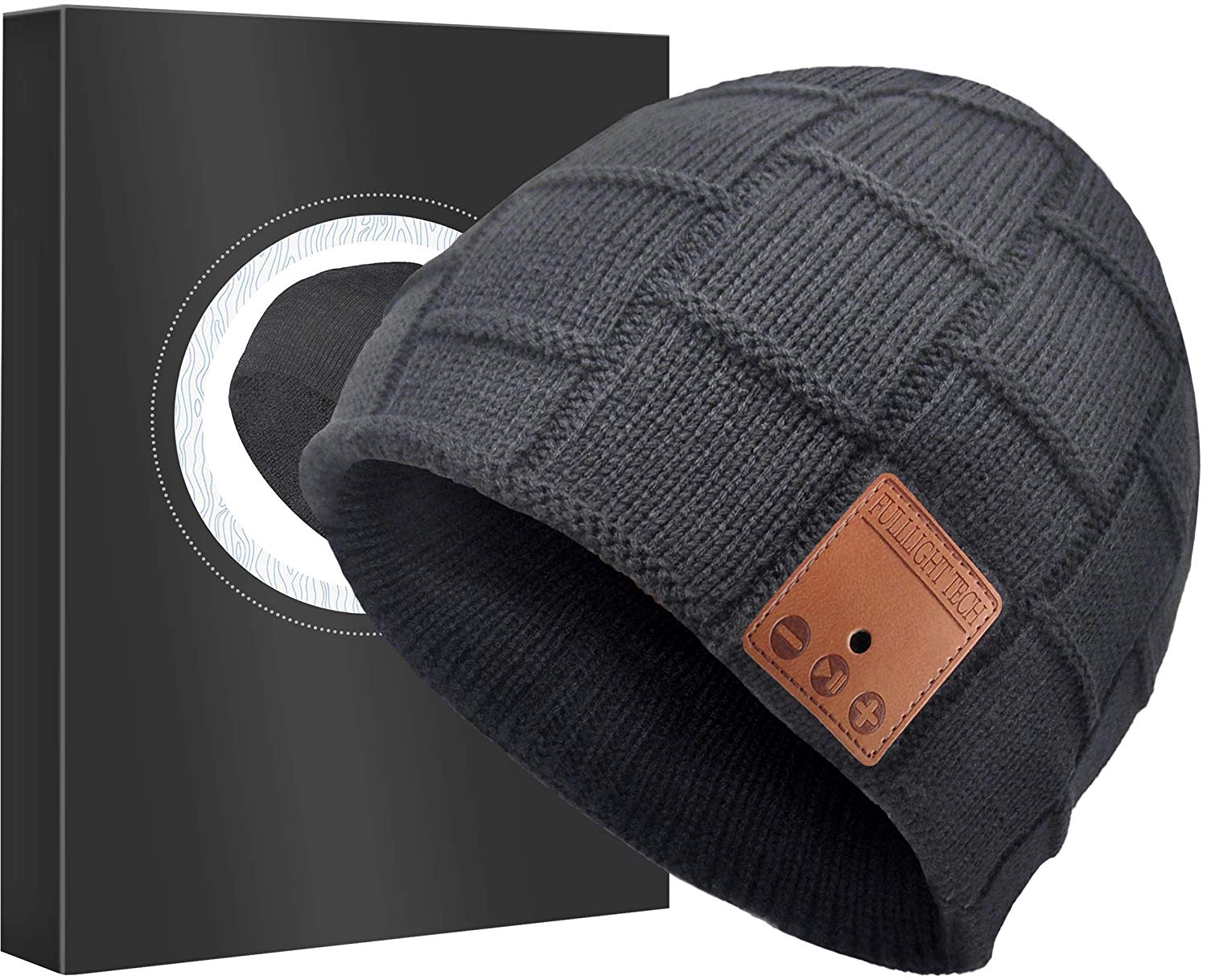 A hat that doubles as headphones.