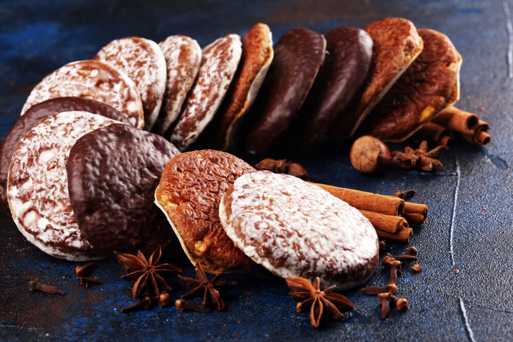 German Gingerbread or Lebkuchen Cookies