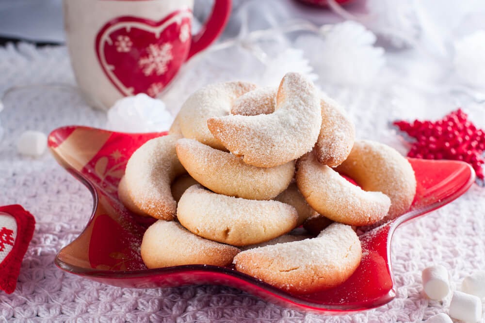 Almond Crescents Cookies