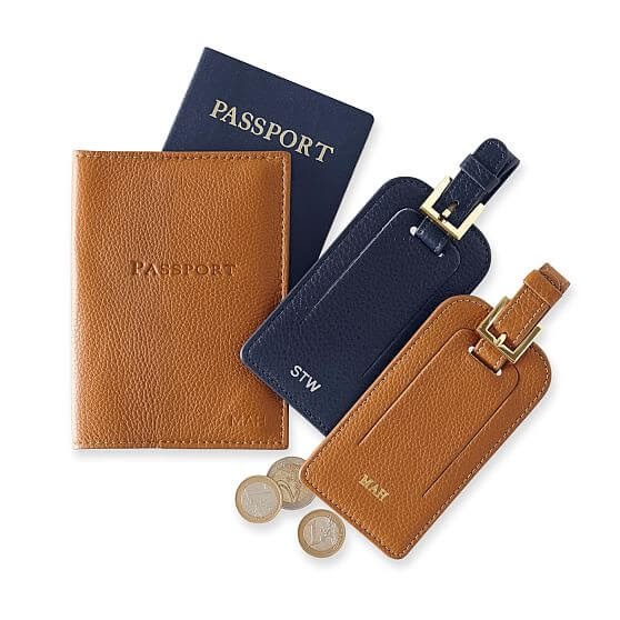Mark & Graham Leather Passport Case
