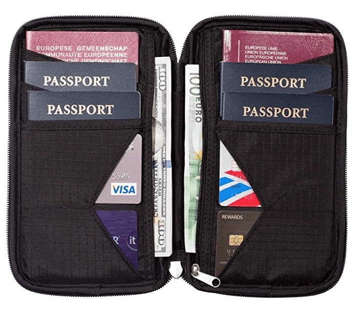 Zero Grid Travel Wallet & Family Passport Holder