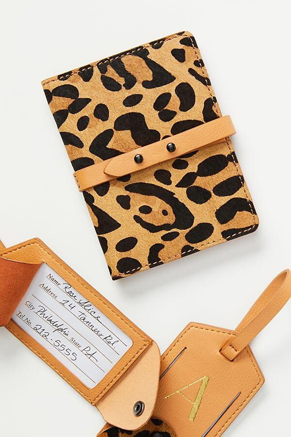 Anthropologie Animalia Passport Holder