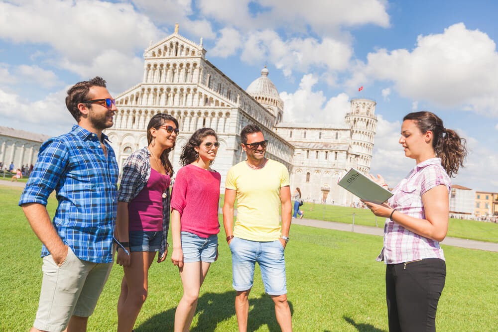 tour guide in Europe