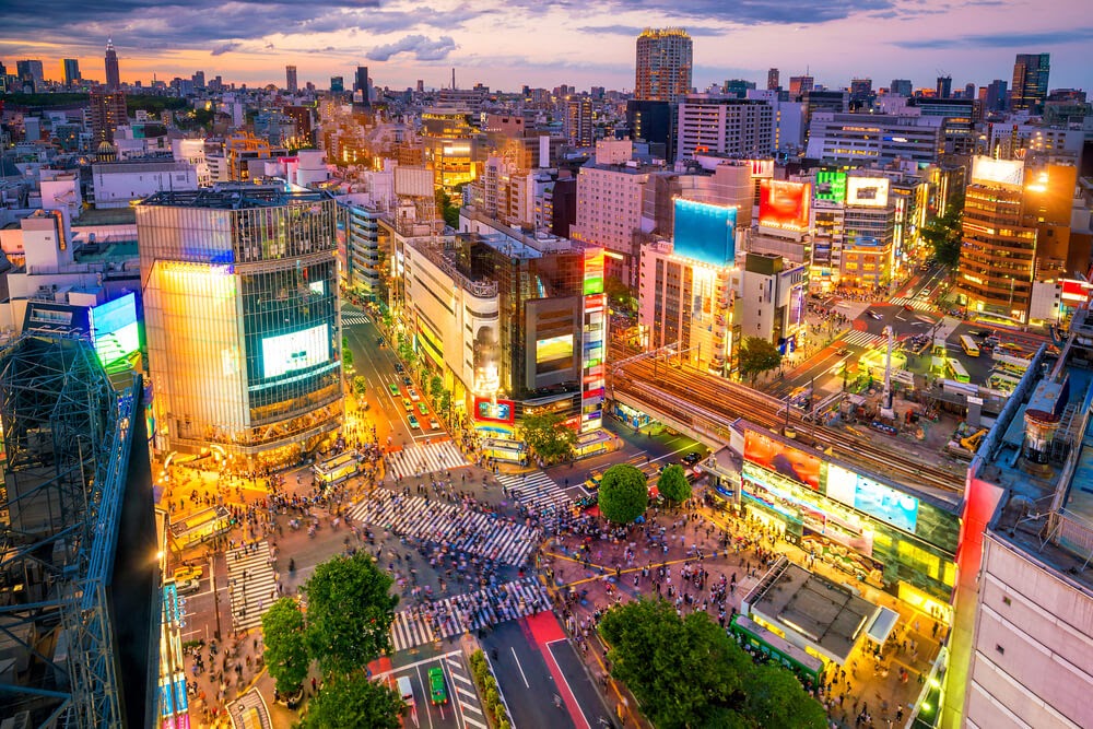 Shibuya, Tokyo Crosswalk