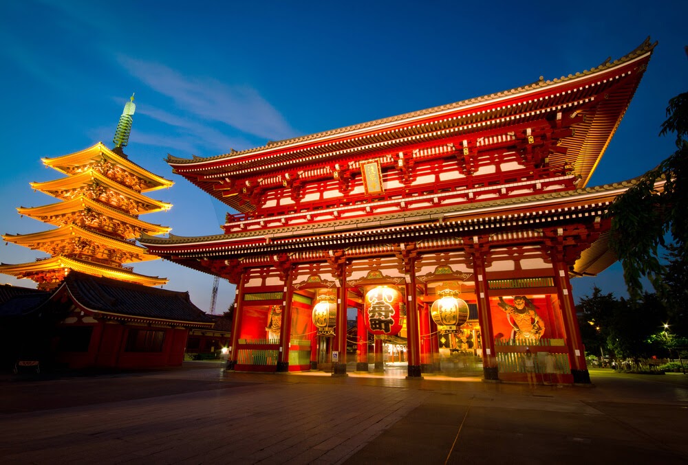 Asakusa, Japan Temple