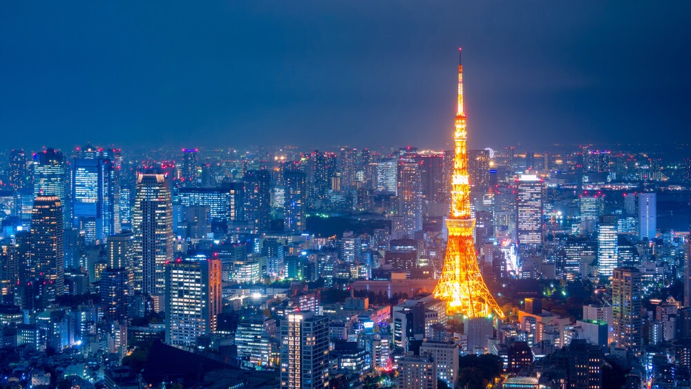 Roppongi Japan at night