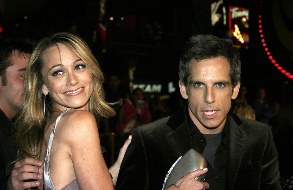 Ben Stiller and Christine Taylor