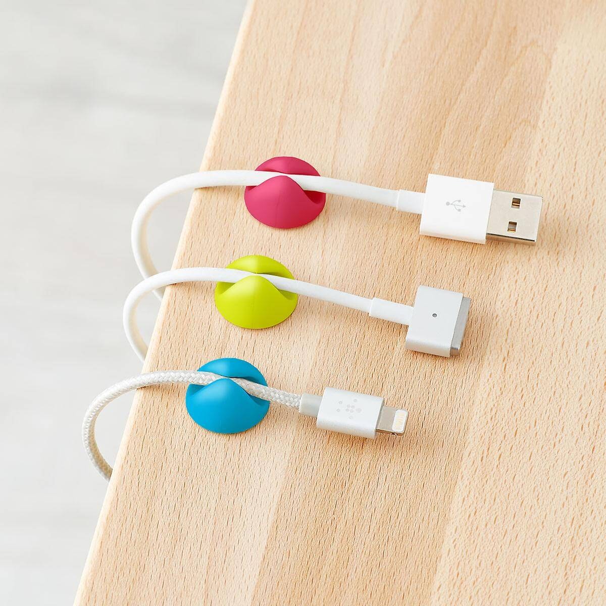 adhesive cable clips