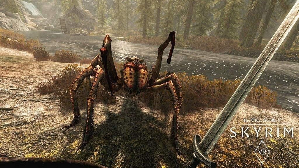 skyrim VR spider